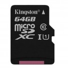 Kingston 64GB microSDXC C10 UHS-I R45/W10MB/s
